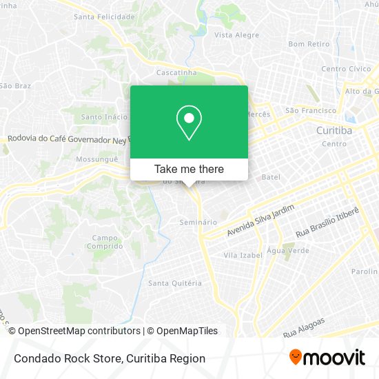 Condado Rock Store map