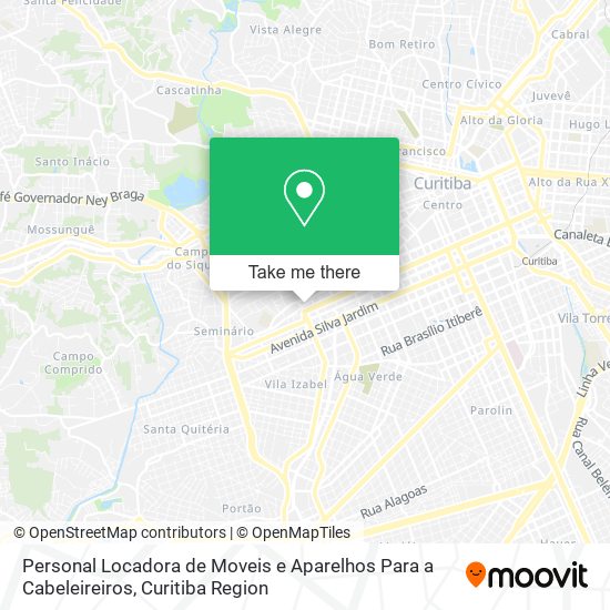 Personal Locadora de Moveis e Aparelhos Para a Cabeleireiros map