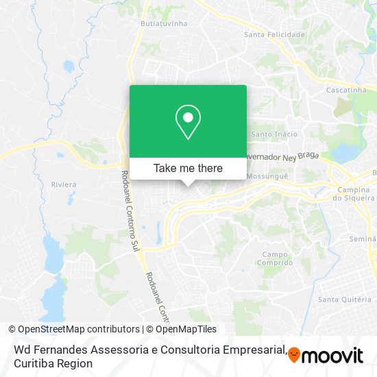 Mapa Wd Fernandes Assessoria e Consultoria Empresarial