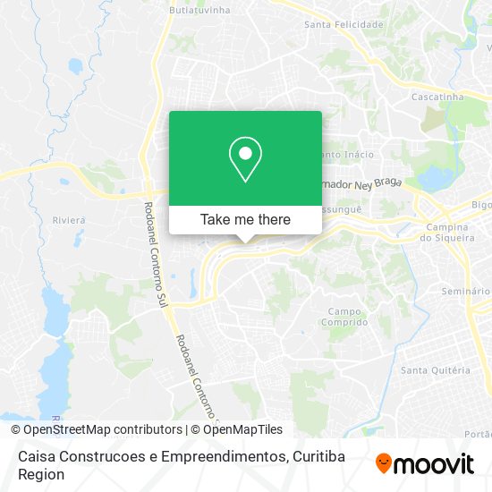 Mapa Caisa Construcoes e Empreendimentos