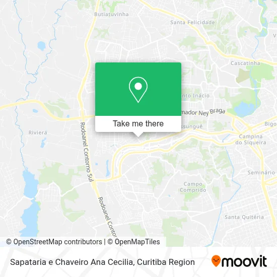 Sapataria e Chaveiro Ana Cecilia map