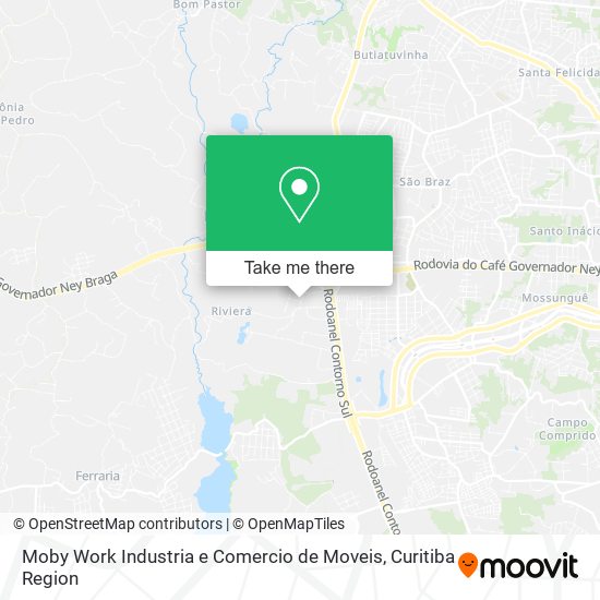 Moby Work Industria e Comercio de Moveis map