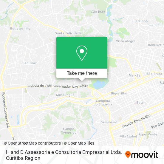 H and D Assessoria e Consultoria Empresarial Ltda map