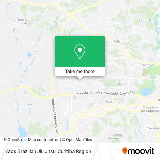 Atos Brazilian Jiu Jitsu map