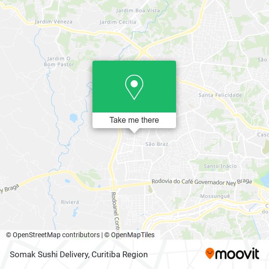 Mapa Somak Sushi Delivery