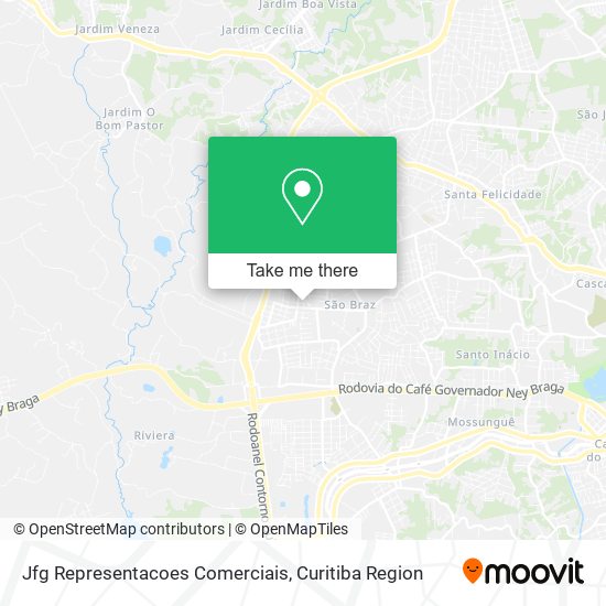 Jfg Representacoes Comerciais map