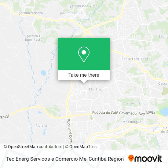 Tec Energ Servicos e Comercio Me map