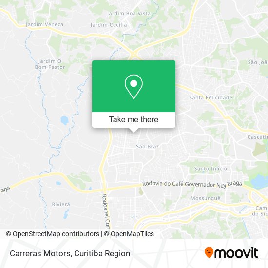 Carreras Motors map