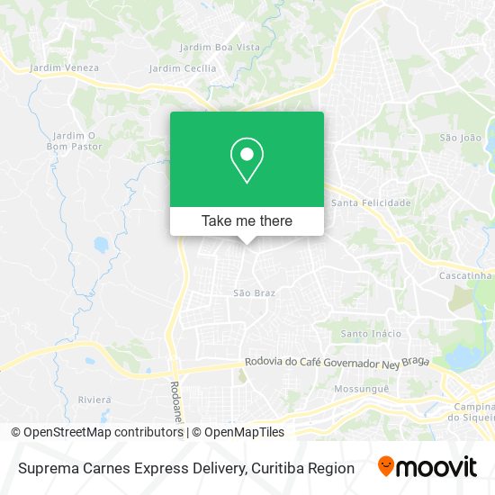 Mapa Suprema Carnes Express Delivery