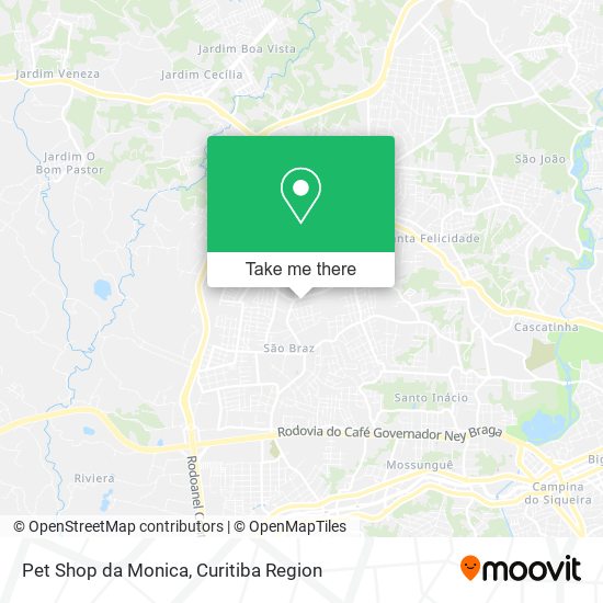 Pet Shop da Monica map