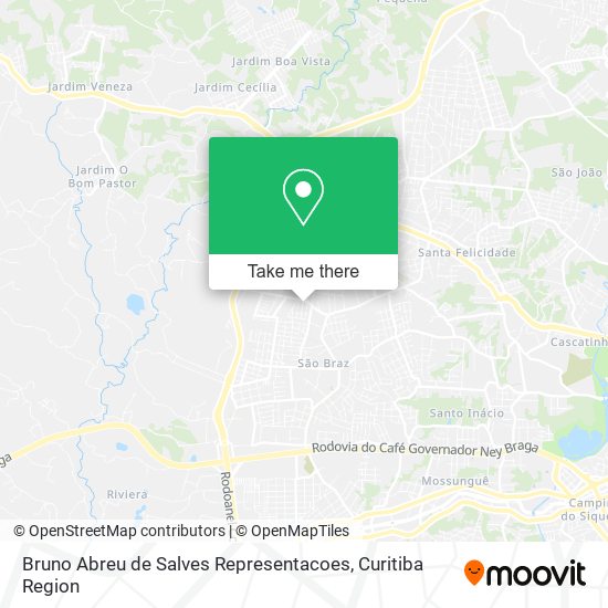 Bruno Abreu de Salves Representacoes map