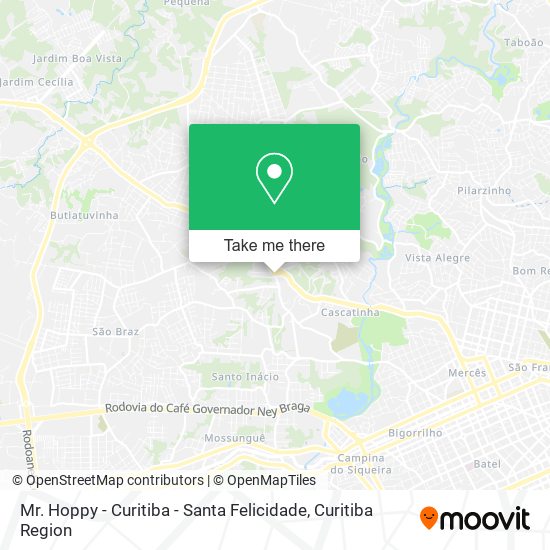 Mr. Hoppy - Curitiba - Santa Felicidade map