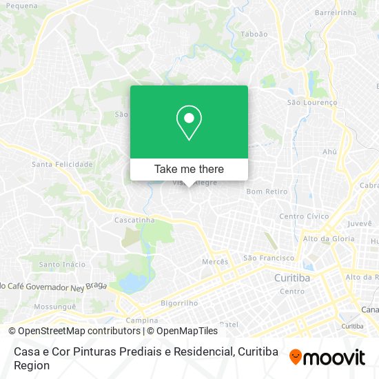 Casa e Cor Pinturas Prediais e Residencial map