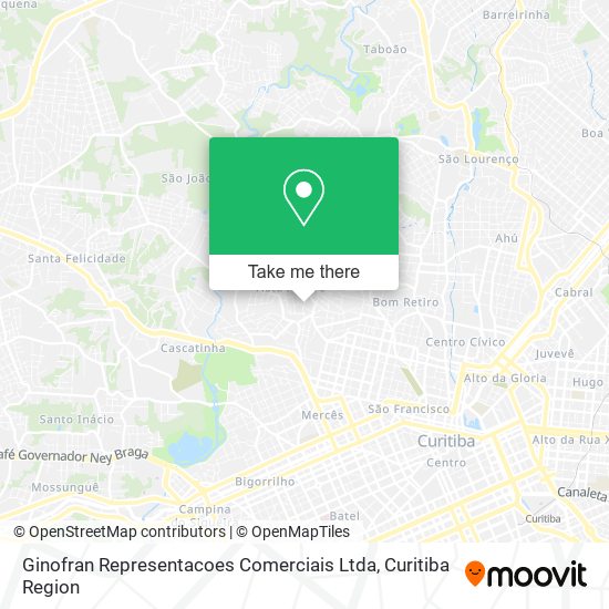 Ginofran Representacoes Comerciais Ltda map