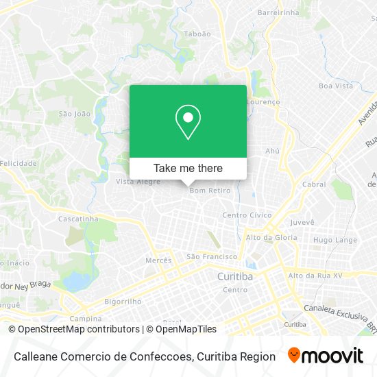 Calleane Comercio de Confeccoes map