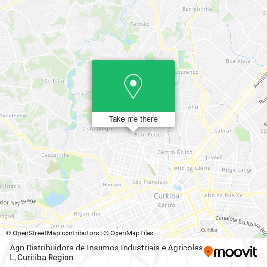 Agn Distribuidora de Insumos Industriais e Agricolas L map