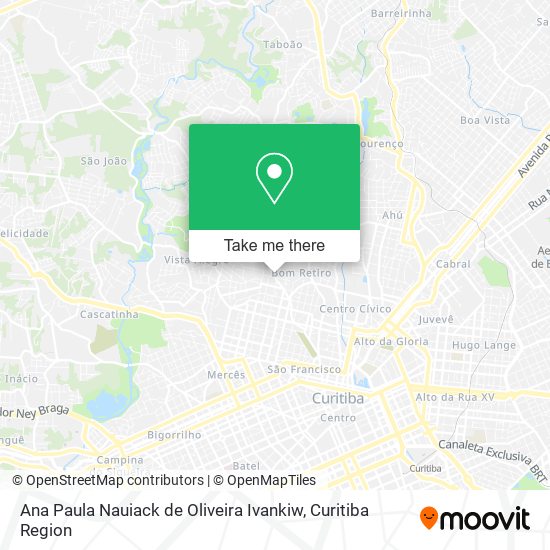 Ana Paula Nauiack de Oliveira Ivankiw map