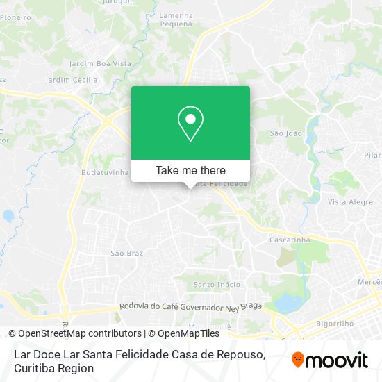 Lar Doce Lar Santa Felicidade Casa de Repouso map