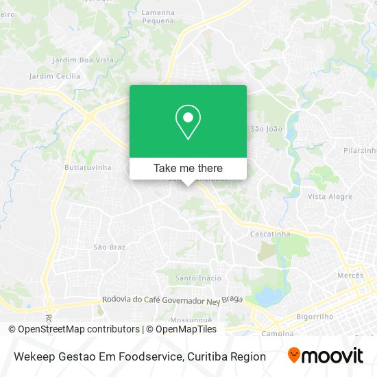 Wekeep Gestao Em Foodservice map