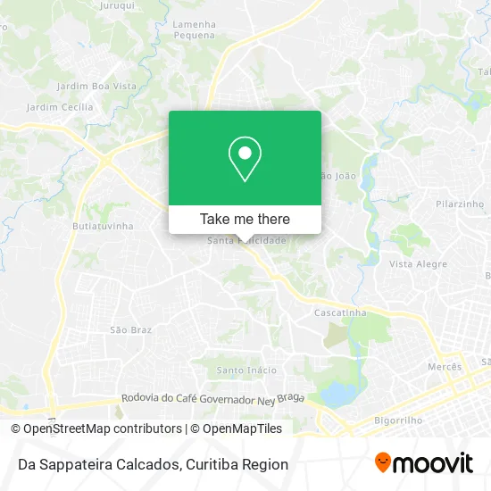Da Sappateira Calcados map