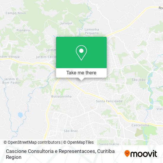 Cascione Consultoria e Representacoes map