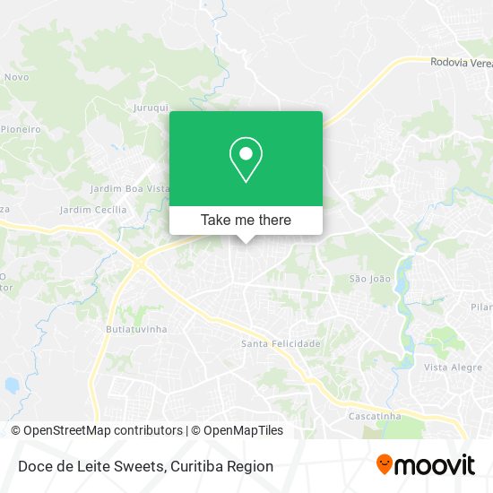 Doce de Leite Sweets map