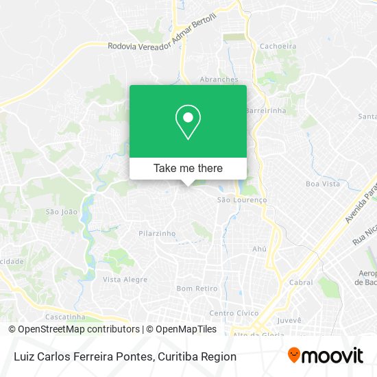 Luiz Carlos Ferreira Pontes map