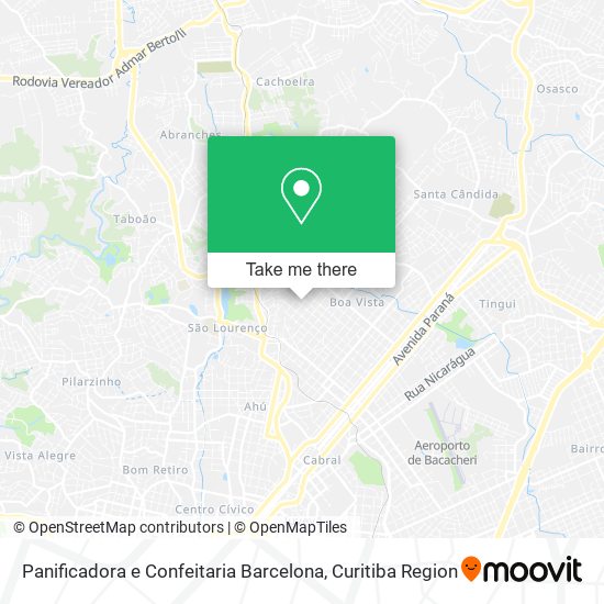 Panificadora e Confeitaria Barcelona map