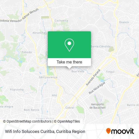 Wifi Info Solucoes Curitba map