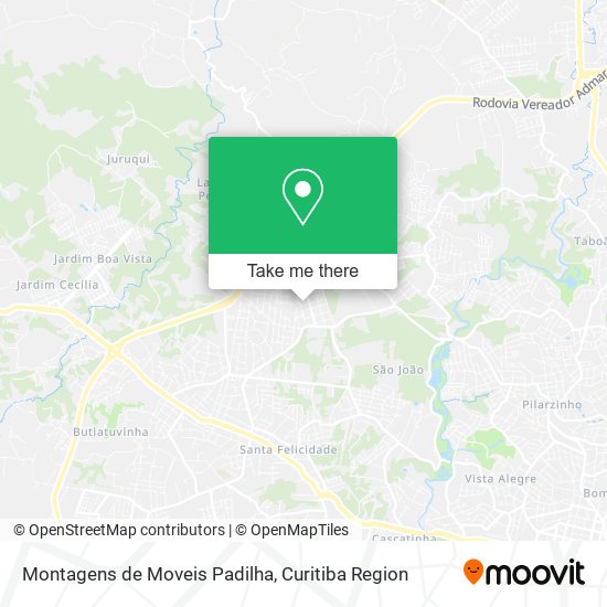 Montagens de Moveis Padilha map