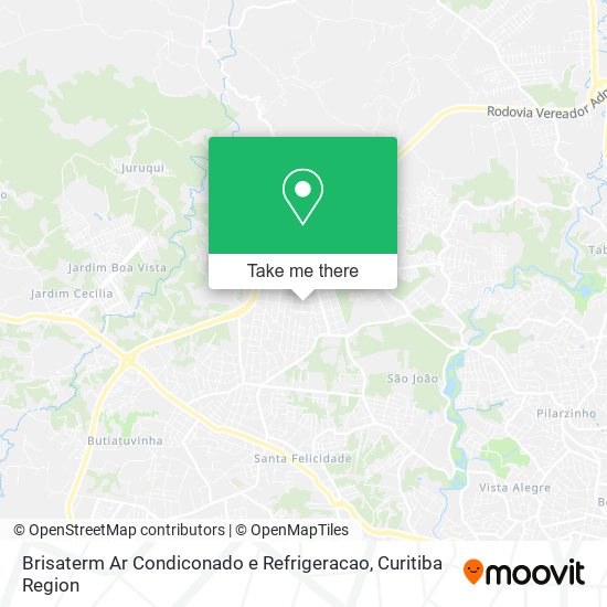 Mapa Brisaterm Ar Condiconado e Refrigeracao