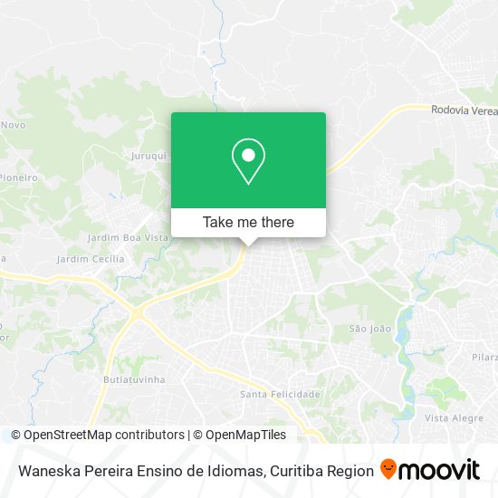 Mapa Waneska Pereira Ensino de Idiomas