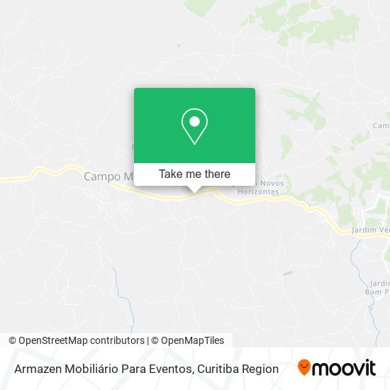 Armazen Mobiliário Para Eventos map