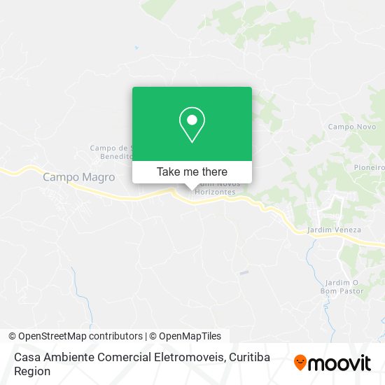 Mapa Casa Ambiente Comercial Eletromoveis