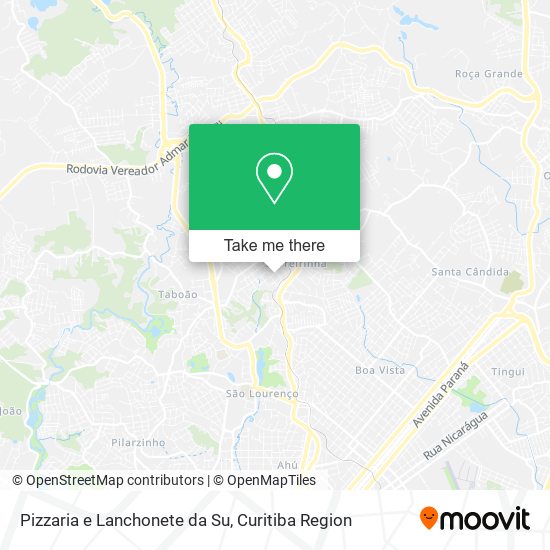 Pizzaria e Lanchonete da Su map