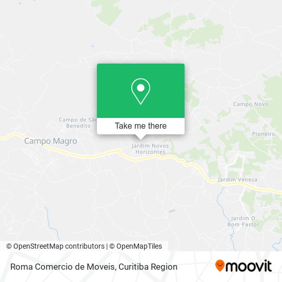 Roma Comercio de Moveis map