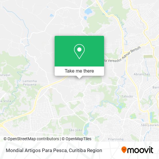 Mondial Artigos Para Pesca map