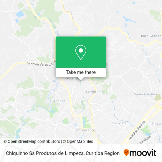 Chiquinho Ss Produtos de Limpeza map