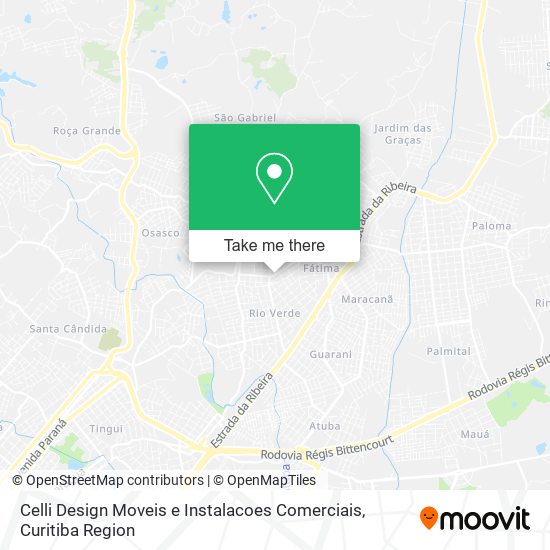 Celli Design Moveis e Instalacoes Comerciais map