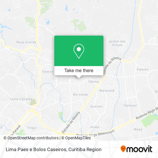 Lima Paes e Bolos Caseiros map