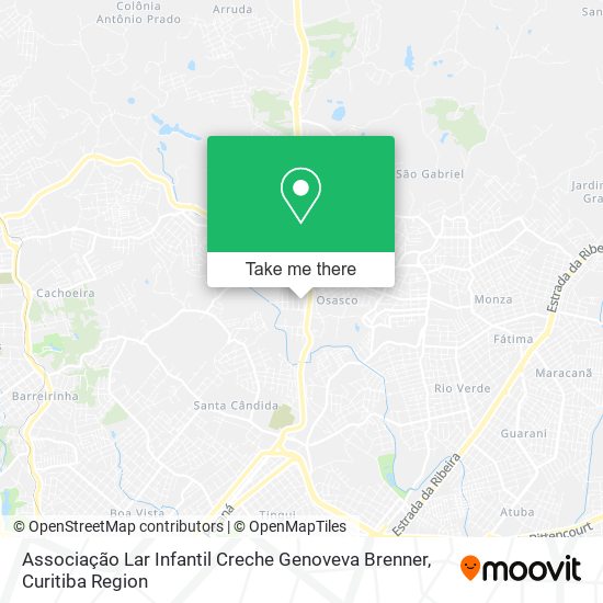 Associação Lar Infantil Creche Genoveva Brenner map