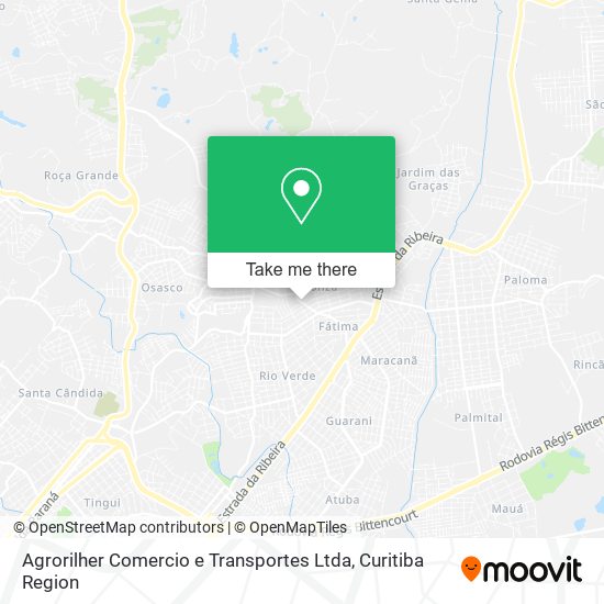 Agrorilher Comercio e Transportes Ltda map