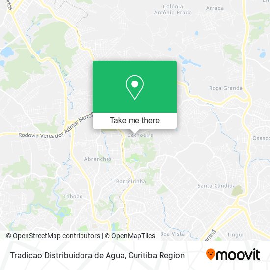 Tradicao Distribuidora de Agua map