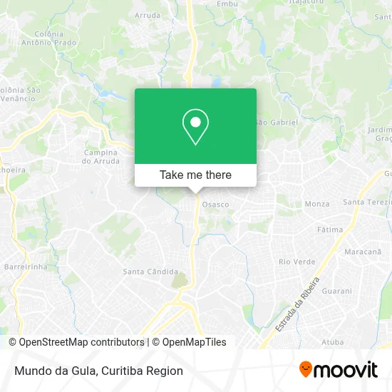 Mundo da Gula map