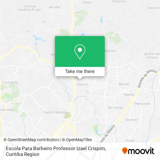 Escola Para Barbeiro Professor Izael Crispim map