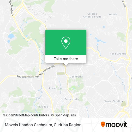 Moveis Usados Cachoeira map
