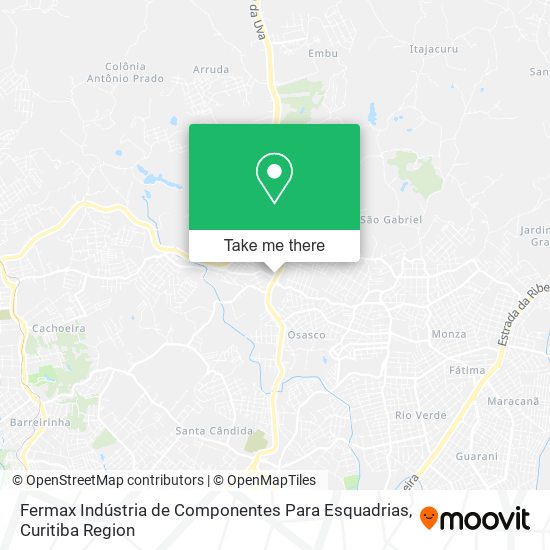 Fermax Indústria de Componentes Para Esquadrias map