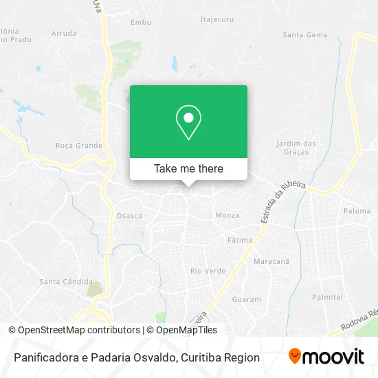 Panificadora e Padaria Osvaldo map