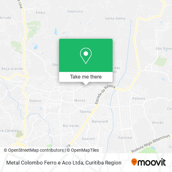 Metal Colombo Ferro e Aco Ltda map