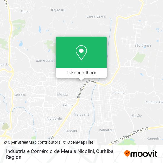 Indústria e Comércio de Metais Nicolini map